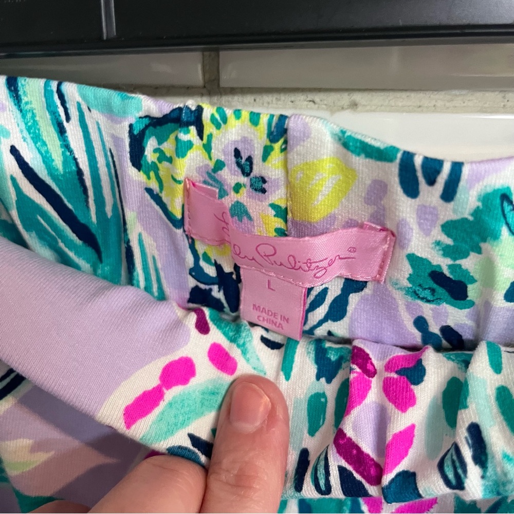 Lilly Pulitzer Suri Maxi Skirt Large It’s Impawsible Kola Bear - Picture 8 of 8